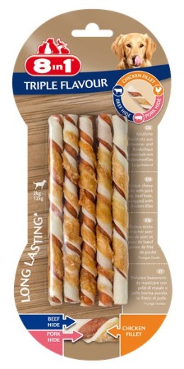 8in1 Triple Flavour Twisted Sticks 10szt