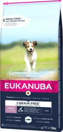 Eukanuba Puppy&Junior Small/Medium Grain Free Łosoś 12kg
