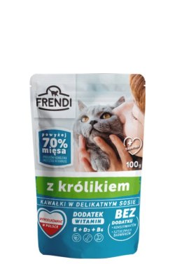 Frendi Kawałki W Delikatnym Sosie Z Królikiem 100g
