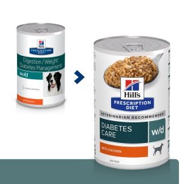 Hill's PD Prescription Diet Canine W/D Weterynaryjna Karma Dla Psa Kontrola Wagi 370 G