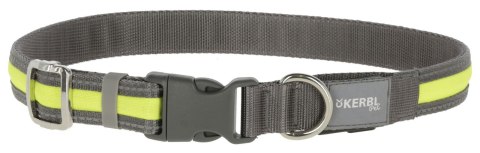 KERBL Obroża Podświetlana Light & Reflex Żółta 35-50cm