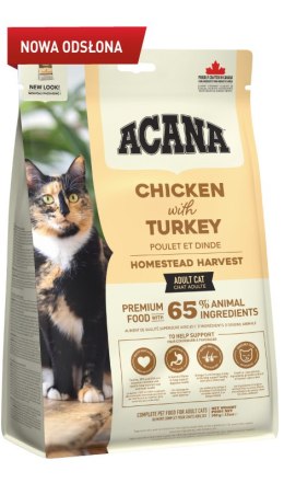 ACANA Homestead Harvest Cat 340g - sucha karma pełnoporcjowa dla kotów dorosłych