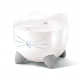 CATIT PIXI Fountain poidło dla kota z miską ze stali nierdzewnej 2,5l, 22x22x19,5 cm