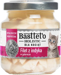 Basttet'o Holistic Filet Z Indyka Dla Kociąt 130g