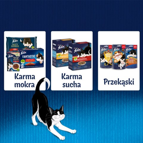 Felix Fantastic Junior W Galaretce Z Kurczakiem I Łososiem 4x85g