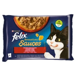 Felix Sensations Sauces Karma Dla Kota Wiejskie Smaki W Sosie 4x85g
