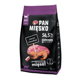 PAN MIĘSKO Cielęcina z krewetkami S 5kg dla kota