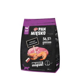 PAN MIĘSKO Sucha karma dla kota - Cielęcina z krewetkami