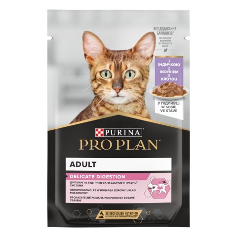 Pro Plan Nutrisavour Delicate Karma Dla Kota Z Indykiem W Sosie 85g