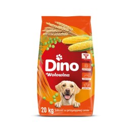 Dino Sucha Karma z Wołowiną dla Psów 20kg