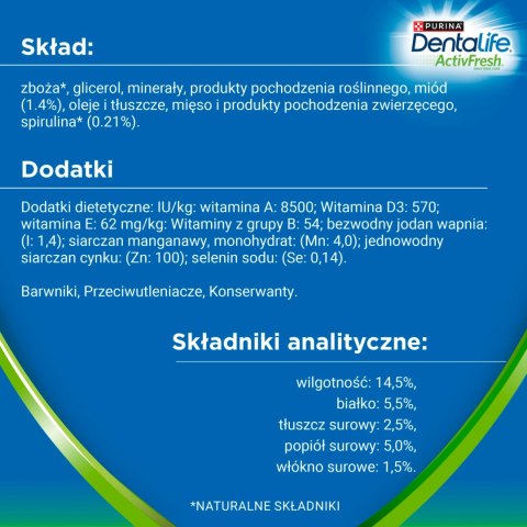 Purina Dentalife Activefresh Przysmak Dla Psa 142g 4 Sztuki