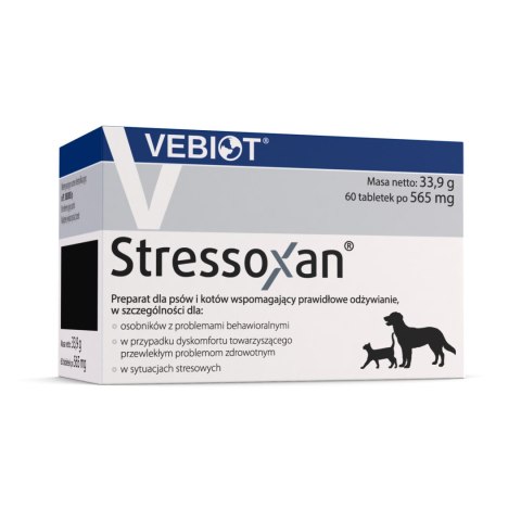 Vebiot Stressoxan Suplement Dla Psa 60 Tabletek