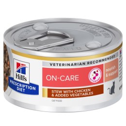 HILL'S PD Prescription Diet Feline On-Care Chicken&Vegatables Stews 82g