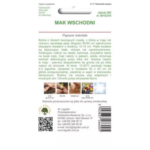Mak wschodni mieszanka