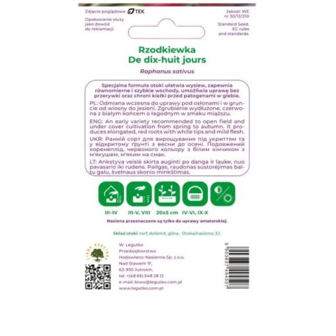 Rzodkiewka De dix-huit jours