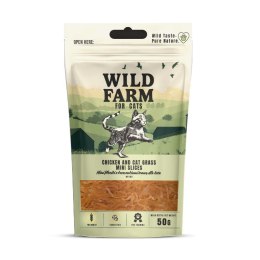 WILD FARM Fileciki Mięsne Dla Kota Kurczak I Trawa 50g