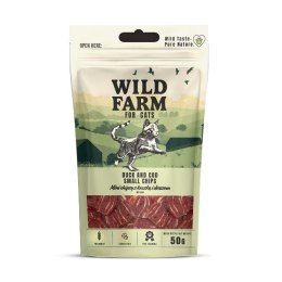 WILD FARM Przysmaki Chipsy Dla Kota O Smaku Kaczka I Dorsz 50g