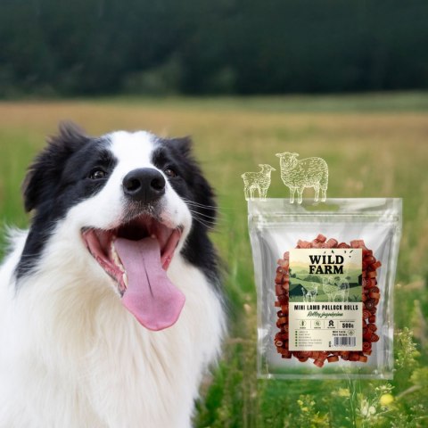WILD FARM Rollsy Z Jagnięciny Przysmak Dla Psa 500G