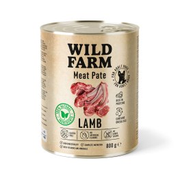 Wild Farm Pate Lamb 800g - Mokra Karma z Jagnięciną dla Psów