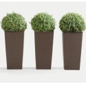 Donica FINEZJA 250x250 rattan - mokka