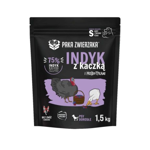 Paka Zwierzaka Seventh Heaven Karma Sucha Dla Psów Indyk Z Kaczką Mini 1,5kg