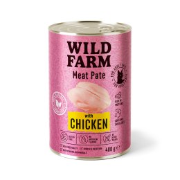 WILD FARM Pate with Chicken 400g - bezglutenowa karma dla kota