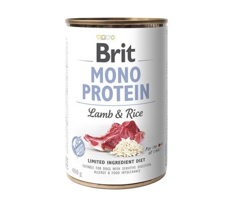 Brit Mono Protein Z Jagnięciną I Ryżem 400g