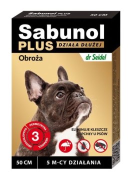 Laboratorium DermaPharm Sabunol Plus Obroża Przeciw Pchłom I Kleszczom Dla Psa 50cm