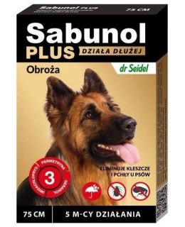 Laboratorium DermaPharm Sabunol Plus Obroża Przeciw Pchłom I Kleszczom Dla Psa 75cm