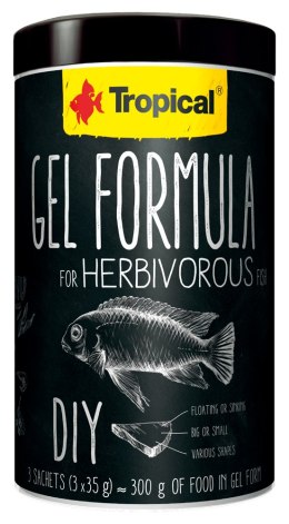 Tropical Gel Formula For Herbivorous Fish 1000ml