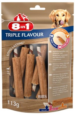 8in1 Triple Flavour Żeberka Kurczak 6szt