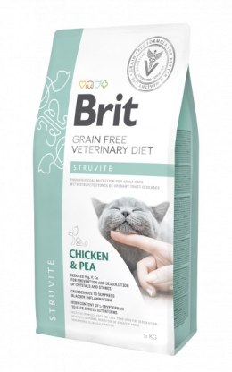 Brit Grain Free Veterinary Diet Cat Struvite Kurczak Z Groszkiem 2kg