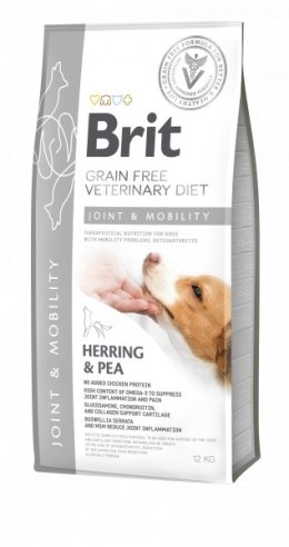 Brit Grain Free Veterinary Diet Dog Joint & Mobility Śledź Z Groszkiem 2kg