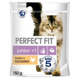 PERFECT FIT (Junior) 750g Bogaty w kurczaka - sucha karma dla kota