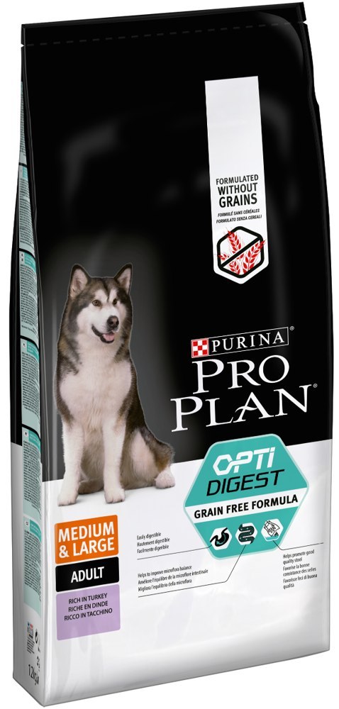 Purina Pro Plan Adult Medium&Large Digestion OptiDigest 12kg
