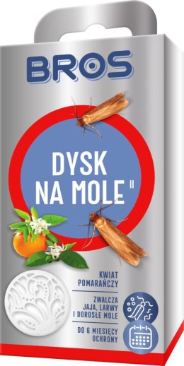 Bros Dysk Na Mole Kwiat Pomarańczy 1szt