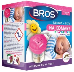 Bros Elektro + Płyn Na Komary Dla Dzieci Od 1 Roku Życia 40ml