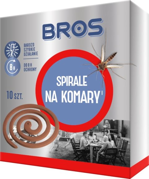 Bros Spirale Na Komary 10 szt