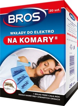 Bros Wkłady Do Elektro Na Komary 20 szt