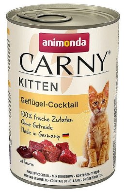 Animonda Cat Carny Kitten Koktajl Drobiowy 400g