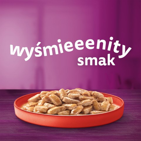 WHISKAS Mokra Karma Dla Kota 1+ Z Wołowiną W Sosie 400g