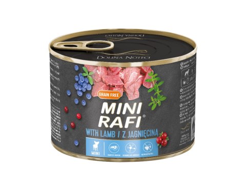 Dolina Noteci Mini Rafi Z Jagnięciną 185g